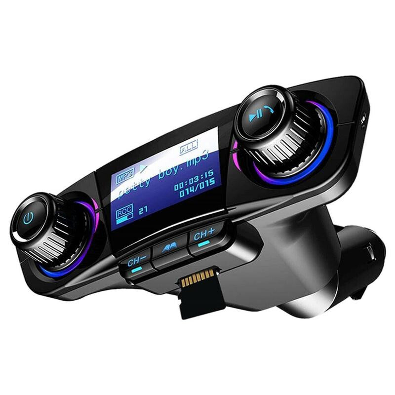 Bluetooth Car FM Transmitter MP3 Player Radio Wireless Adapter W/2 USB Charger