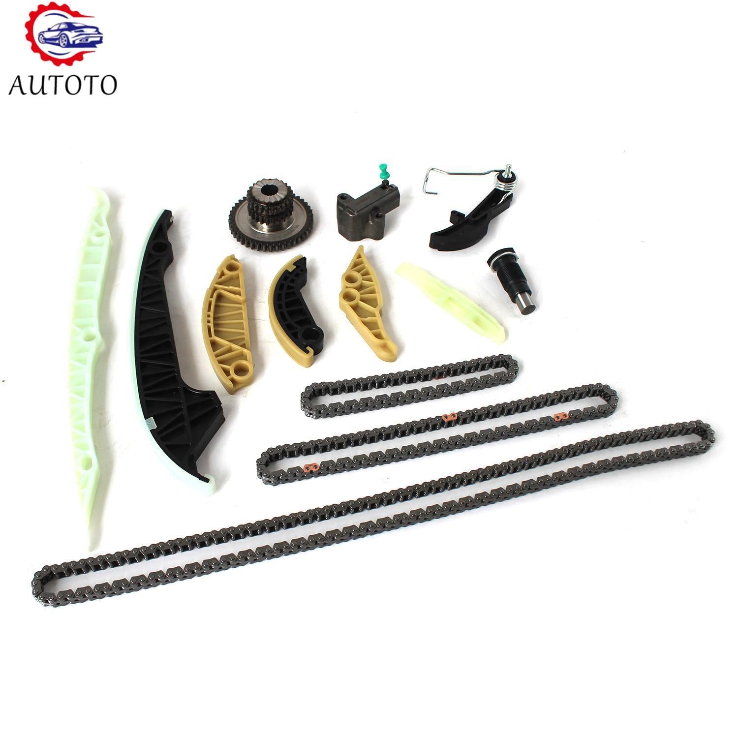 13x Timing Chain Kit Suitable for VW for Jetta for Golf MK5 MK6 for Passat for Audi A4 EA888 1.8