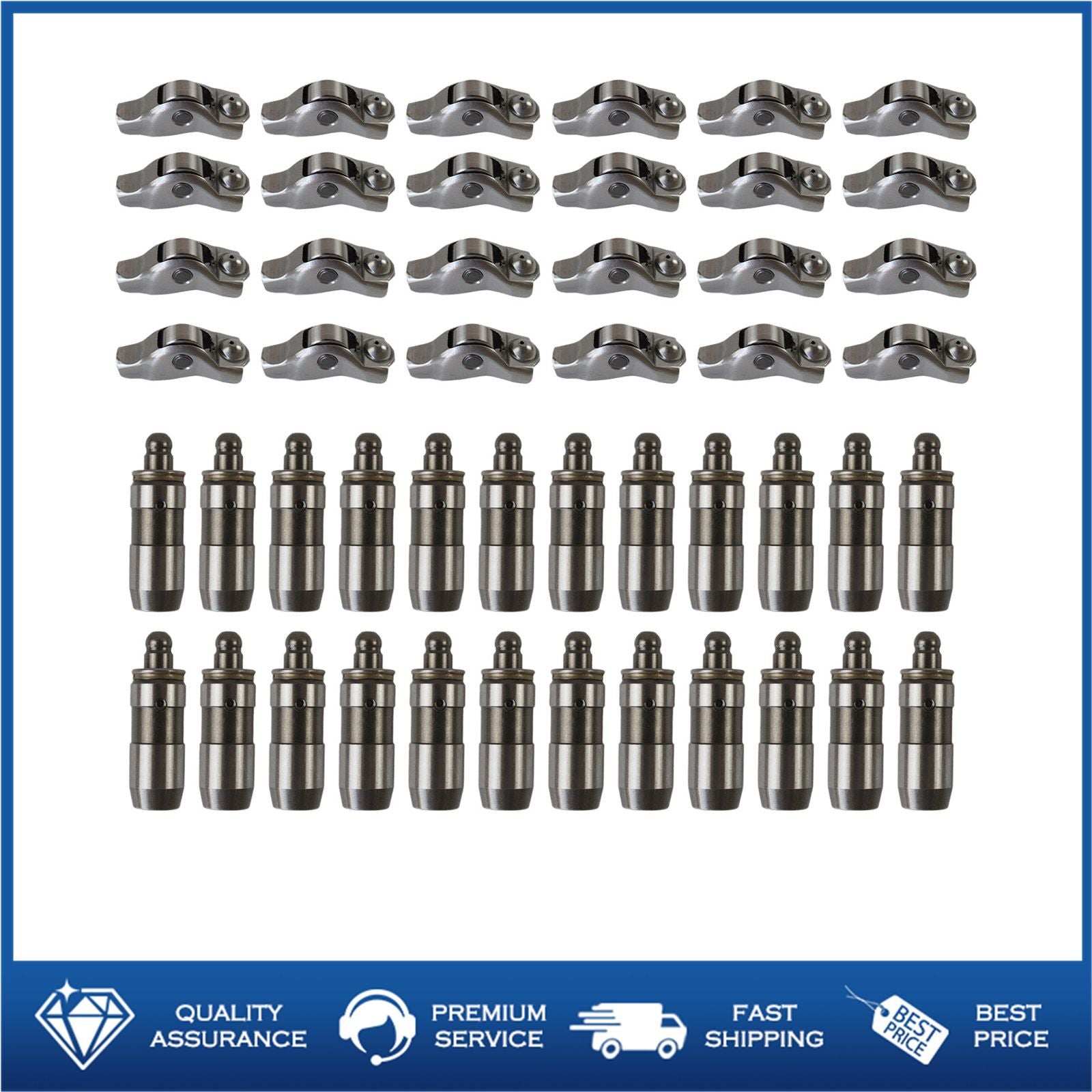 Engine Rocker Arm And Lifters Set Fit 2004-2010 for Ford Explorer 4.6L 5.4L 6.8L 24V