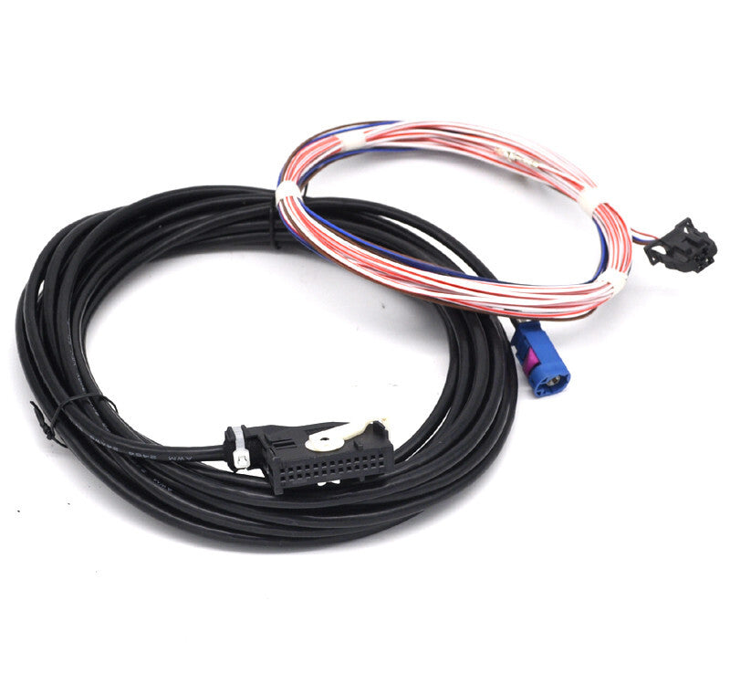 Reverse set CAMERA WIRING HARNESS CABLE for VW for SEAT for GOLF Mk6 TOURAN LEON POLO