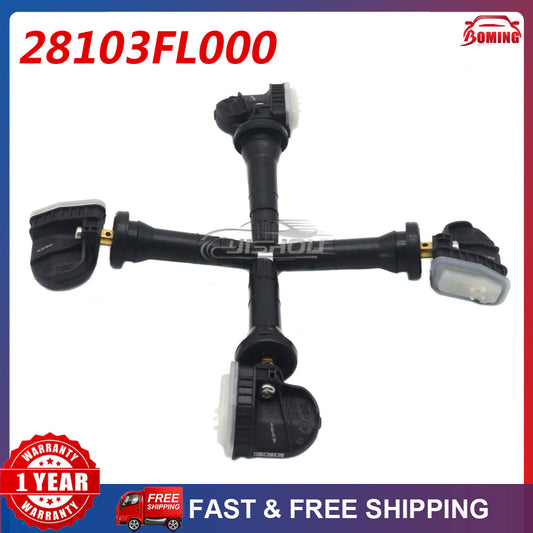4Pcs NEW TPMS 28103FL000 for Subaru Impreza Crosstrek Tire Pressure Sensor