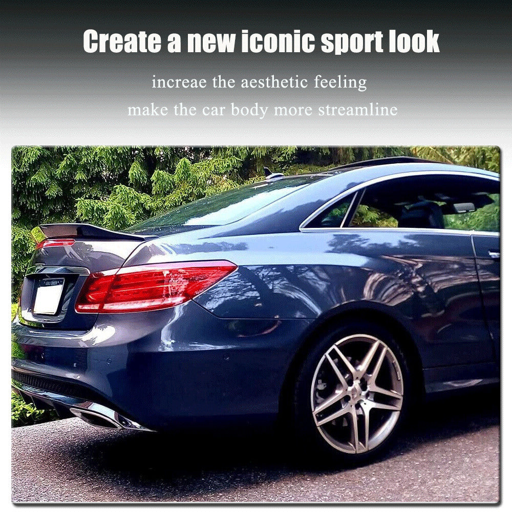 for Benz C207 E250 E400 E500 Coupe 2009-2016 Carbon Rear Trunk Spoiler Wing Lip