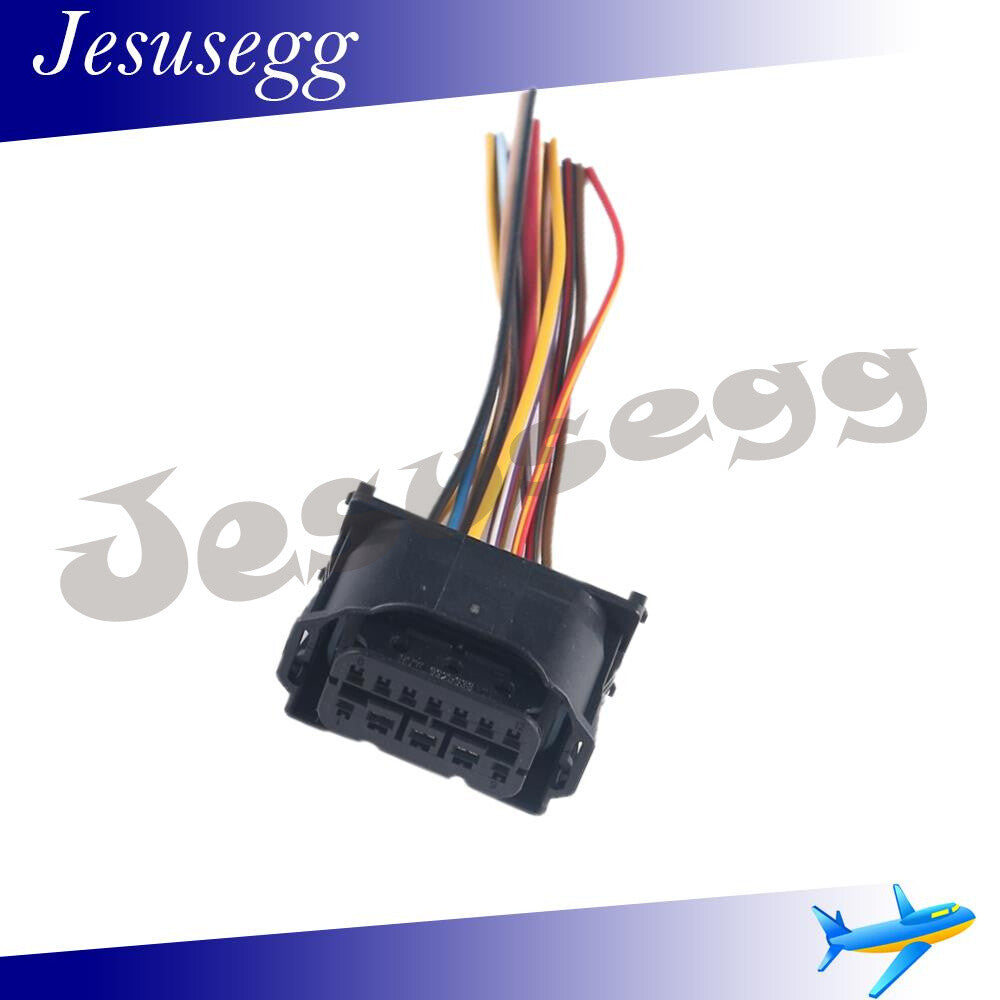 Connector Headlight Plug Wiring Adapter 12 Pins Fit for BMW F01 F02 E63 E64 E90
