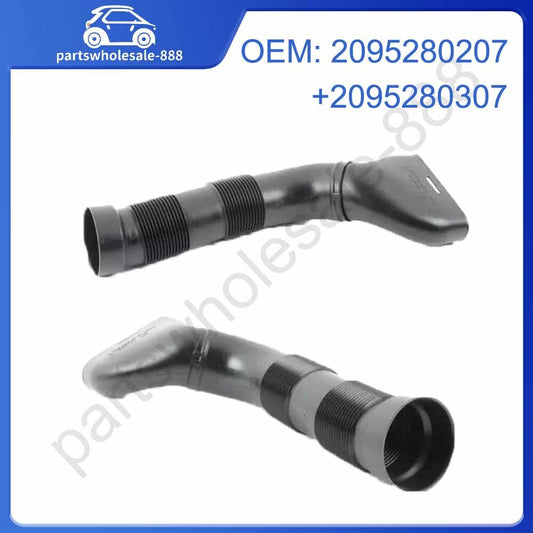 1Pair Left + Right NEW Side Air Intake Duct Hose for Mercedes W209 CLK320 CLK500