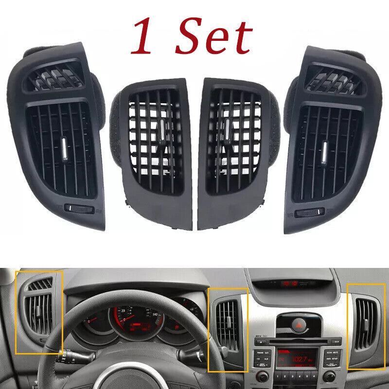 Front Dash Board Air Conditioner Vents 1 Set for Kia Forte Cerato Koup 2010-2013