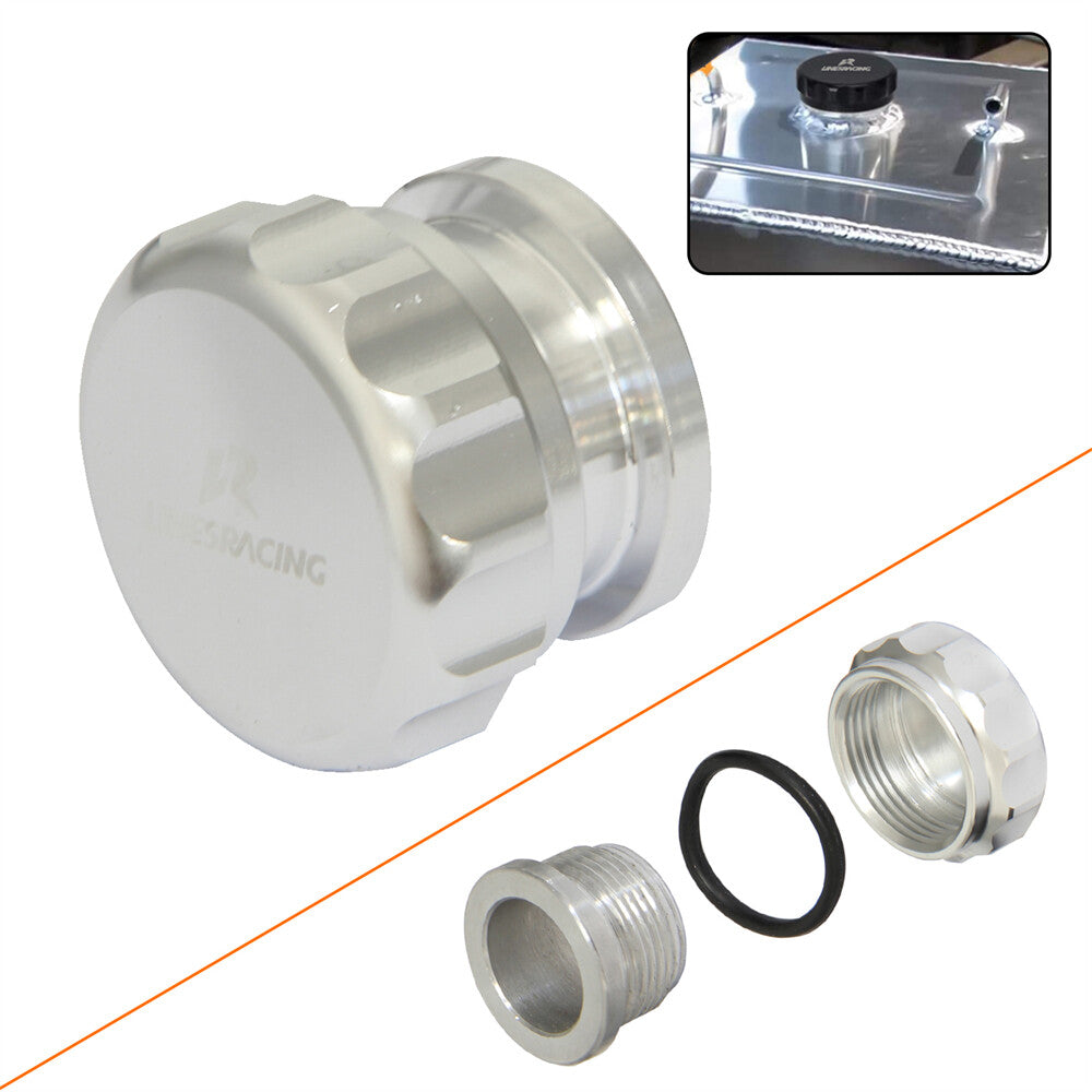 1 25mm (25mm-38mm) Aluminum Weld On Filler Neck And Cap Oil Fuel Water Tank SL