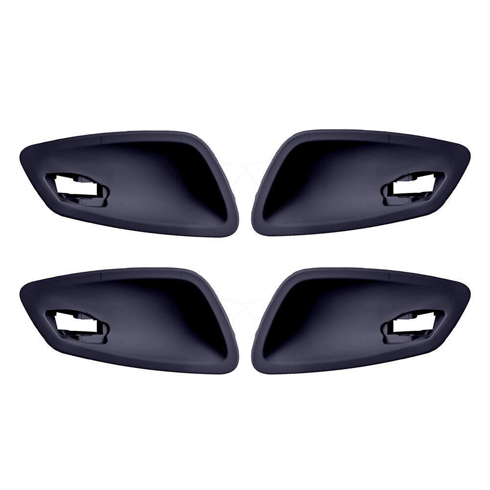 4PCS Inner Interior Door Handle Bowl Cover Black Fit for BMW 3 Series E90 2005-2012