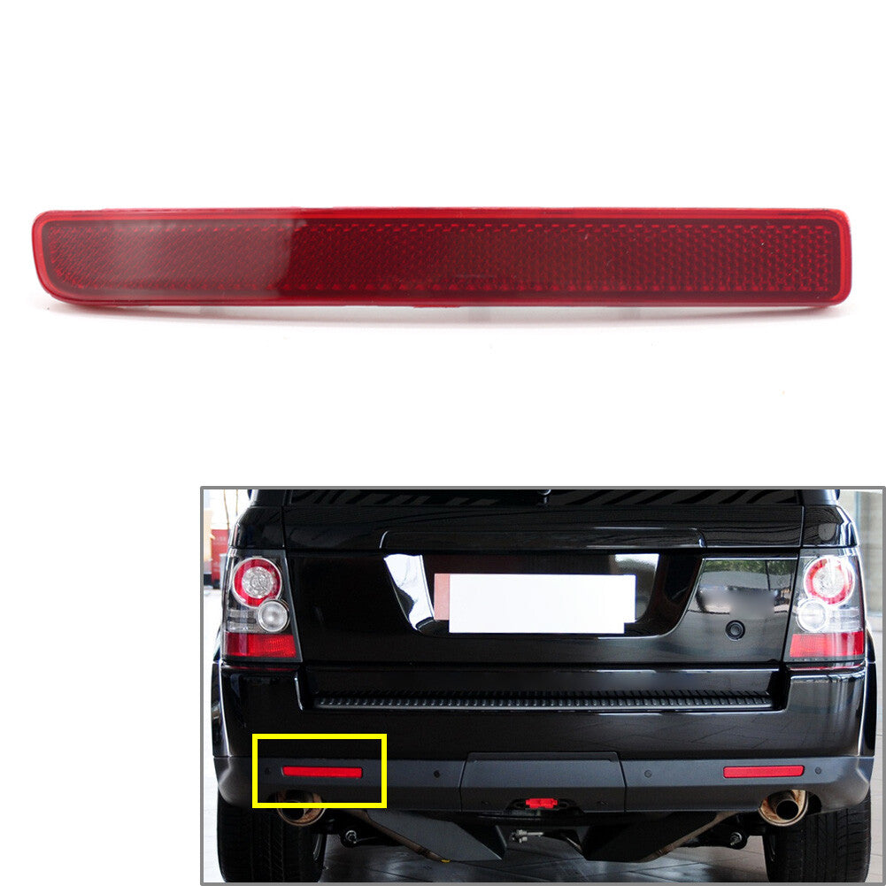 Fit for Land Rover Discovery 3 4 Rear Bumper Reflector Red Lens Warning Strip Left