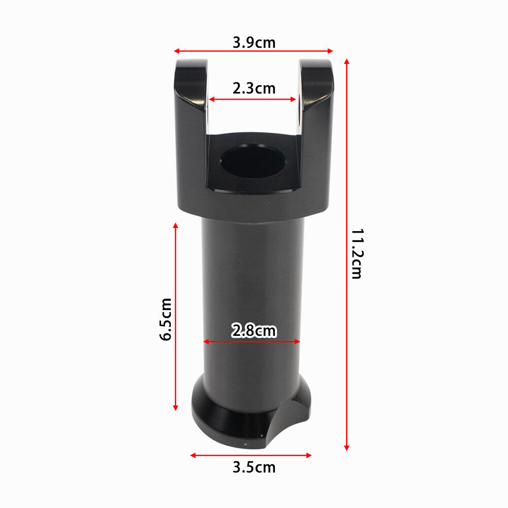 1 Set Left Right Passenger Footpeg supports for Harley Davidson Softail 18-23 Black
