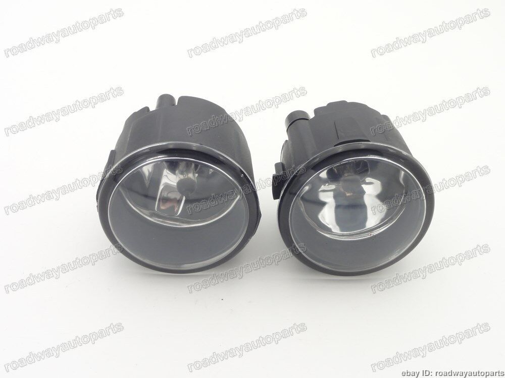 2pcs Front Bumper Fog Lights Driving Lamps+Bulbs for Nissan X-Trail 2007-2013