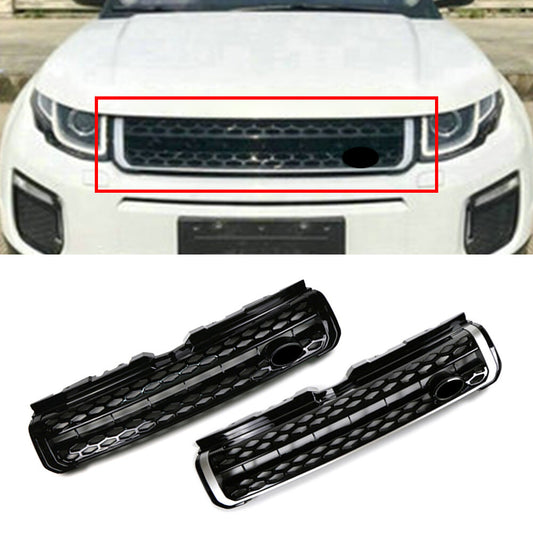 Front Bumper Mesh Grille UpperGrill Fit for Range Rover Evoque 2010-2019 2017 2016
