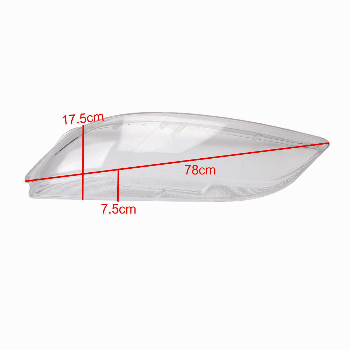 Front light cover lens cap suitable for 2003-2008 for Mazda 6 left and right headlight covers.