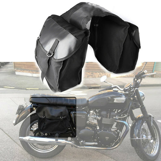 Motorcycle Pannier Bags Bicycle Rear Carrier Rack for Seat Trunk Storage Saddle Bag