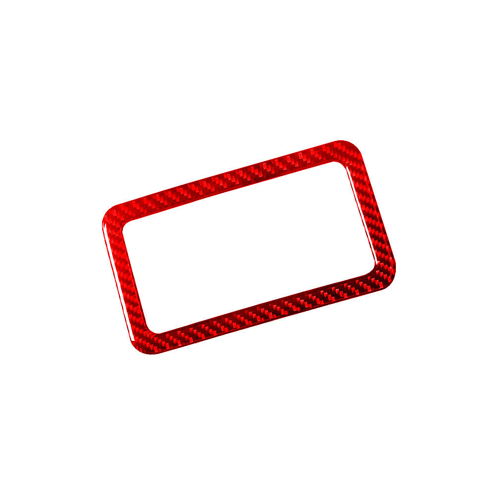 Red Carbon Fiber Rear Light Outer Frame Trim For Silverado/tahoe/ for sierra 2007-14