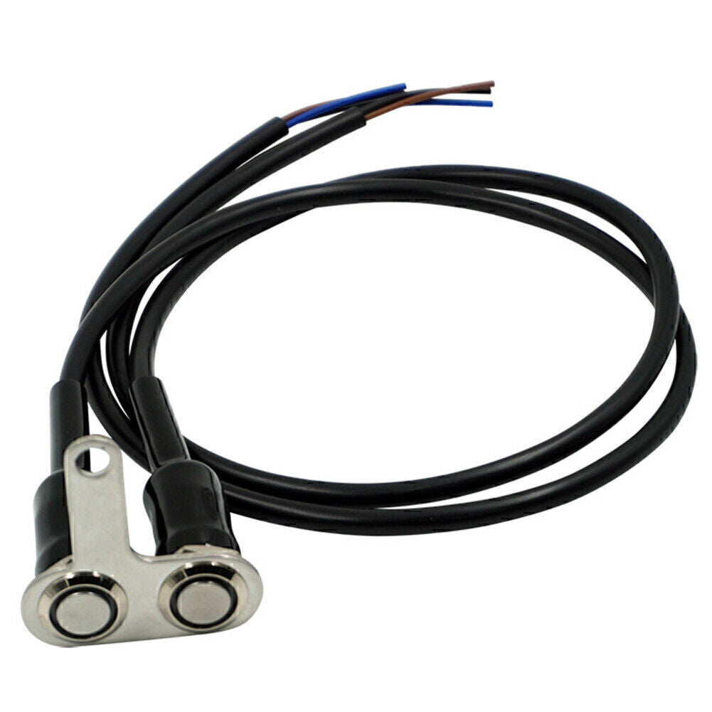 12V LED Motorcycle Handlebar Switch Headlight Fog Light ON-OFF Start Switch Blue