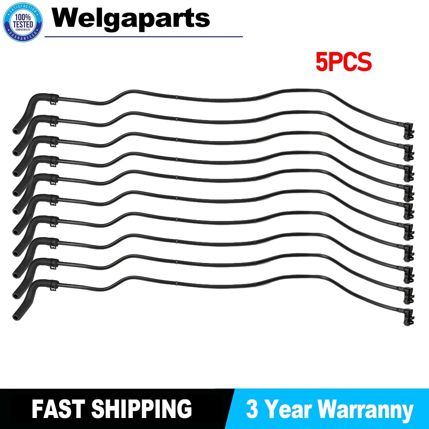 5X 25192904 Throttle Body Heater Hose Pipe for Chevrolet Aveo Aveo5 for Pontiac