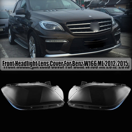 Headlight lens cover for Mercedes-Benz W166 ML, 2012-2015, 550