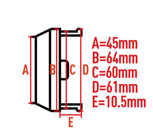 4x64mm Enkei Racing Black Rim Caps, Decals, Badges, Wheel Centers, Hub Caps
