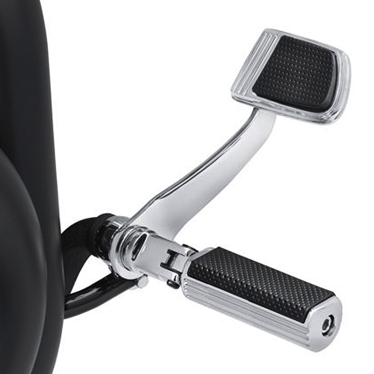 Chrome Male Mount Foot Pegs Footrests Fit for Harley Touring Road Electra Glide