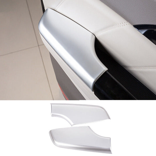 for Kia Carnival 2022-2023 Silver Car Interior Door Armrest Panel Trim Cover ABS