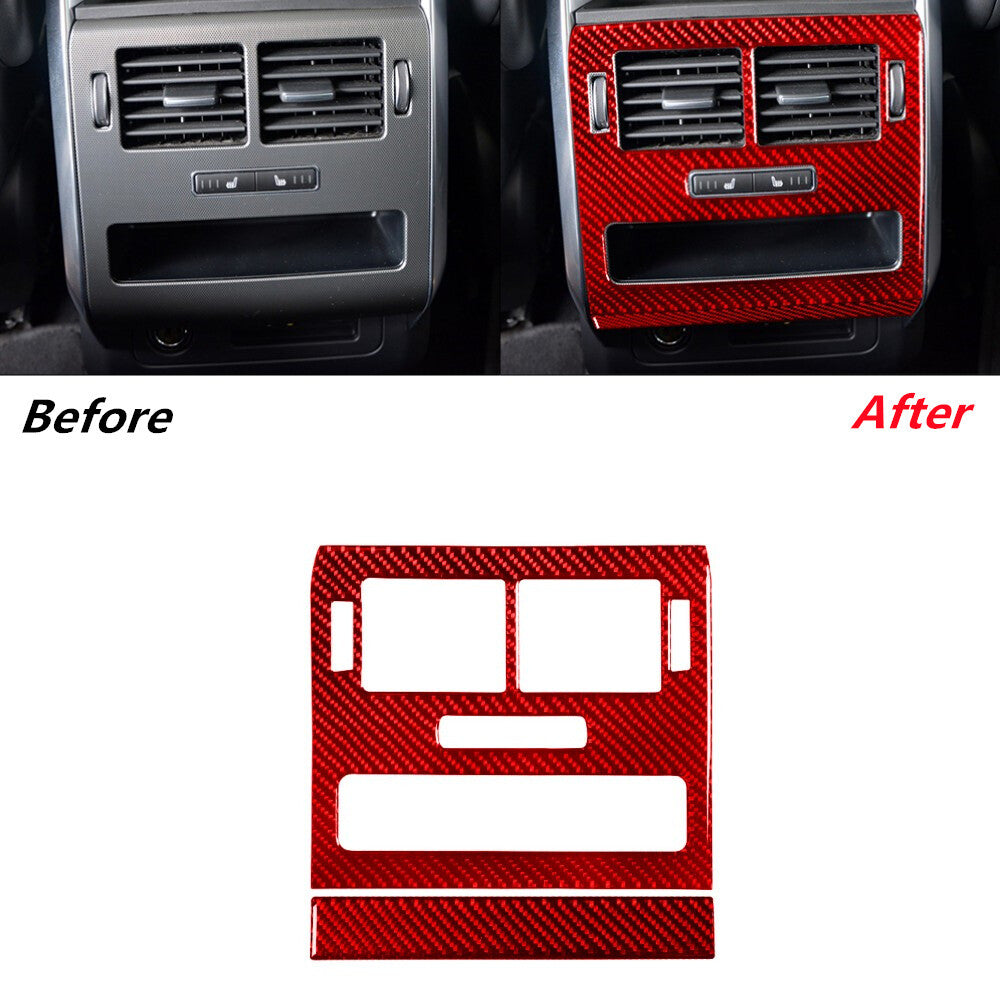 59Pcs Red Carbon Fiber Interior Full Cover Trim For Land for Range Rover Sport 14-17