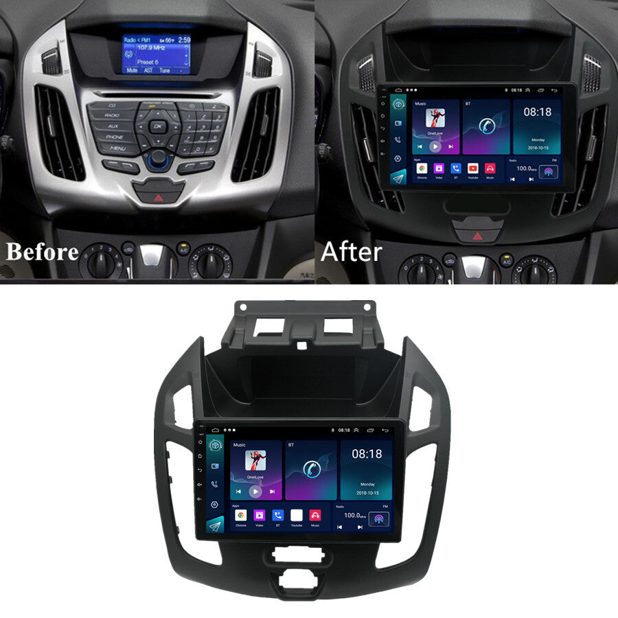 For 2014-2018 for Ford Transit Connect Stereo Radio GPS Head Unit Carplay 4+32GB 9