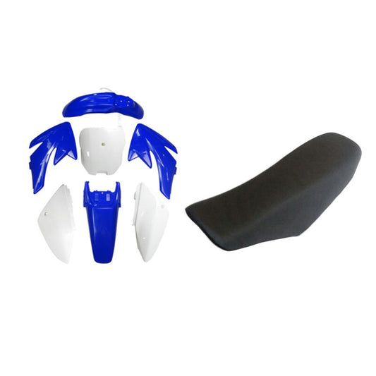 Blue plastic aerodynamic kit for seat for Honda CRF70 XR70 Dirt Pit bike Atomik 140cc