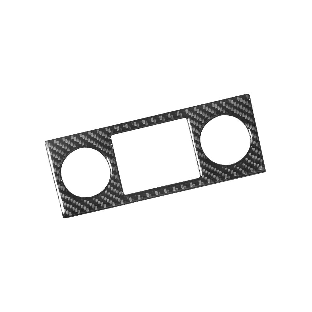 Carbon Fiber Digital Climate Cover Trim For Silverado/tahoe/ for sierra 2007-2014