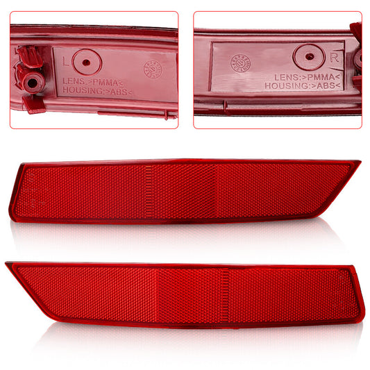 Driver Passenger Rear Bumper Side Marker Reflector for Nissan Rogue 2017-2020