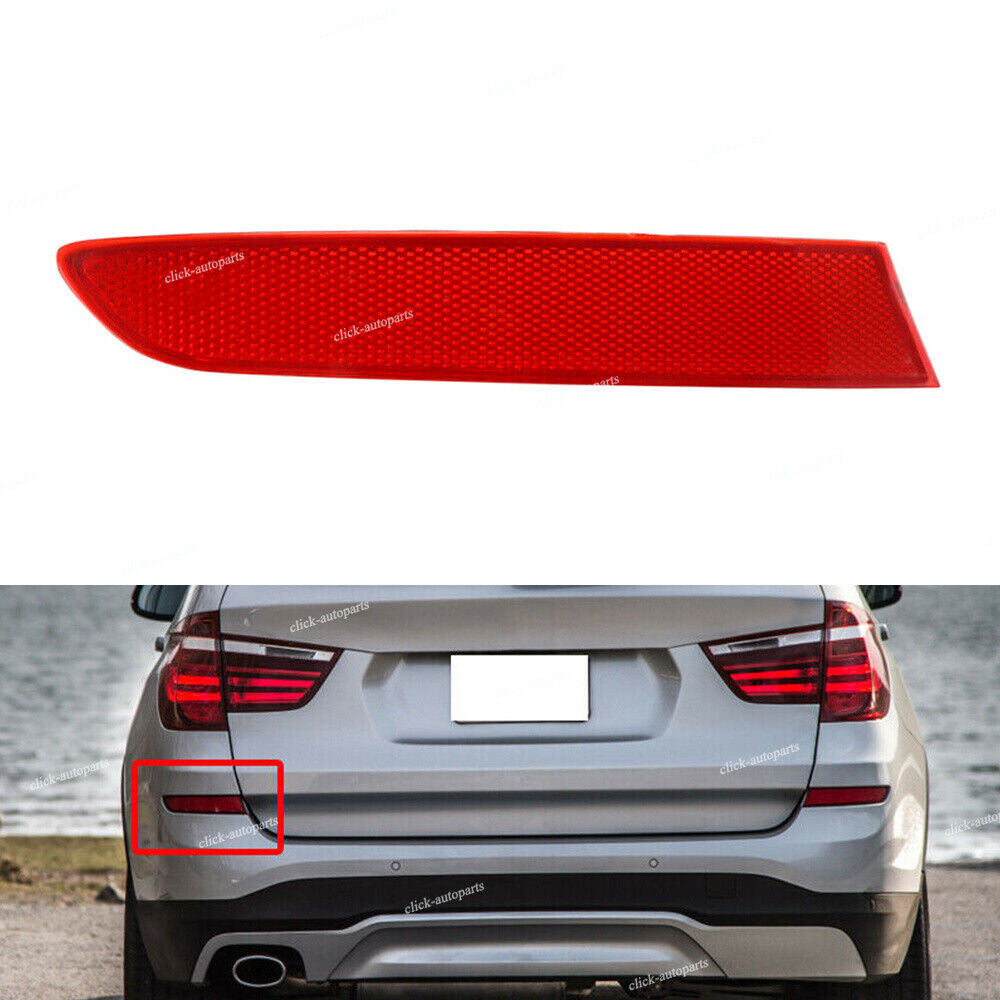 Rear LH Bumper Reflector Strip Light Cover Trim for BMW F25 X3 Series 2014-2017