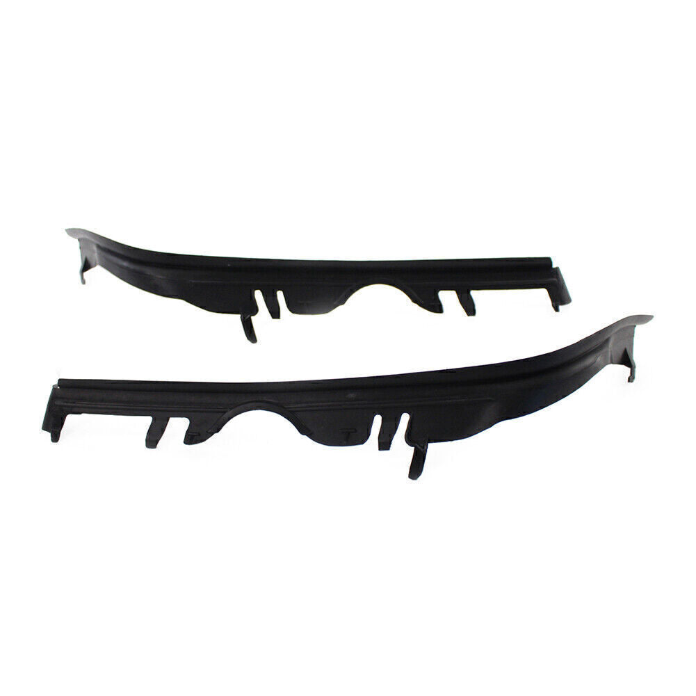 Upper Headlight Gaskets Fit for BMW 5 Series E39 525i 528i M5 1999-2003 Black 2pcs