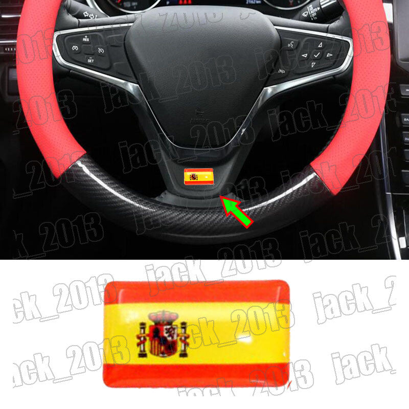 DIY Spanish Steering Wheel Sticker Emblem Badge Performance Sticker for Car SUV