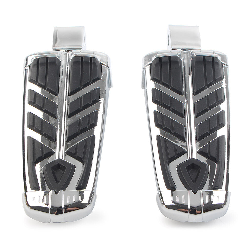 2x Foot Pegs Footrests Footpegs for Honda Shadow VT1100 Sabre VTX 1300C Chrome