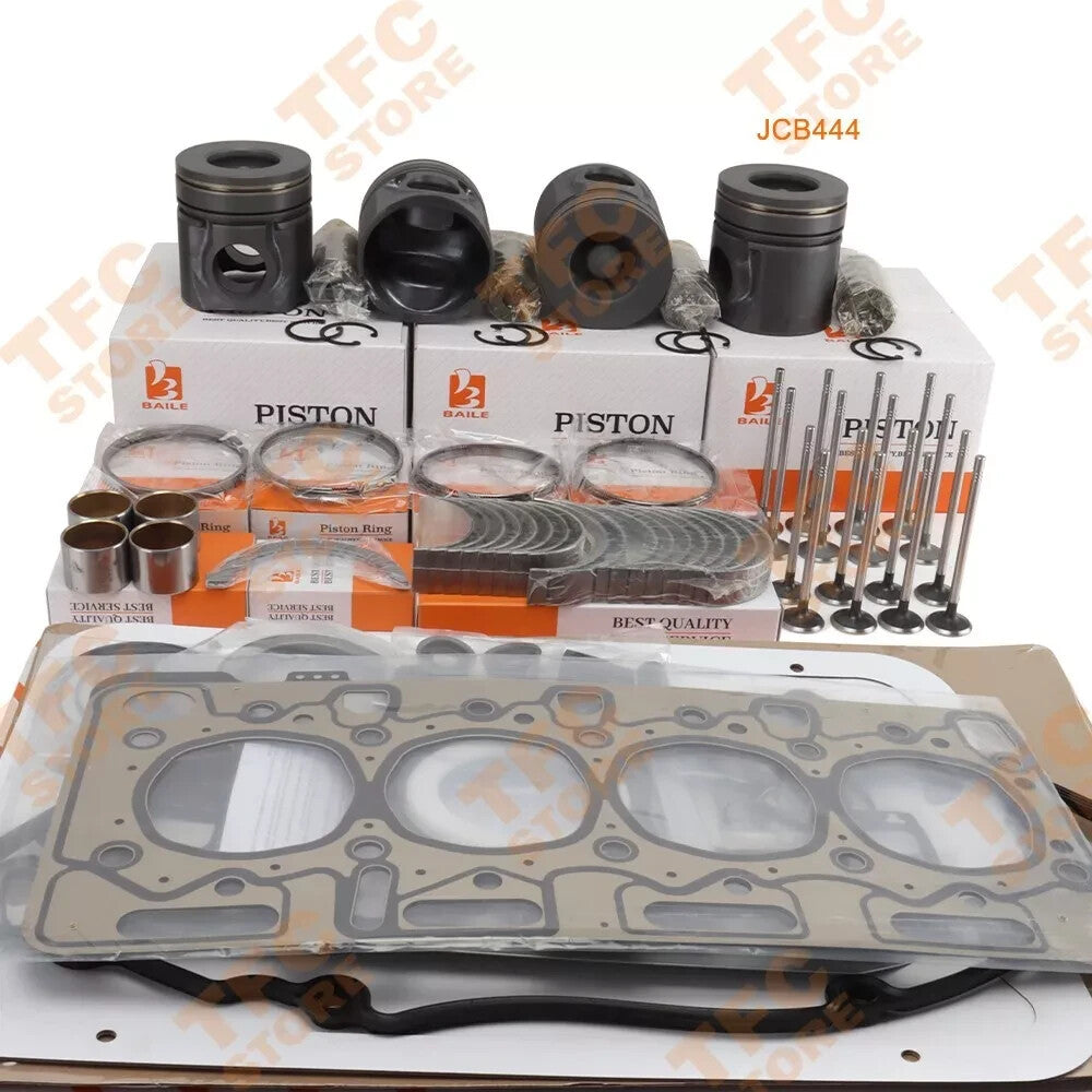 Engine Overhaul Rebuild Kit With Gasket Bearing Set For JCB JCB444 Engine New