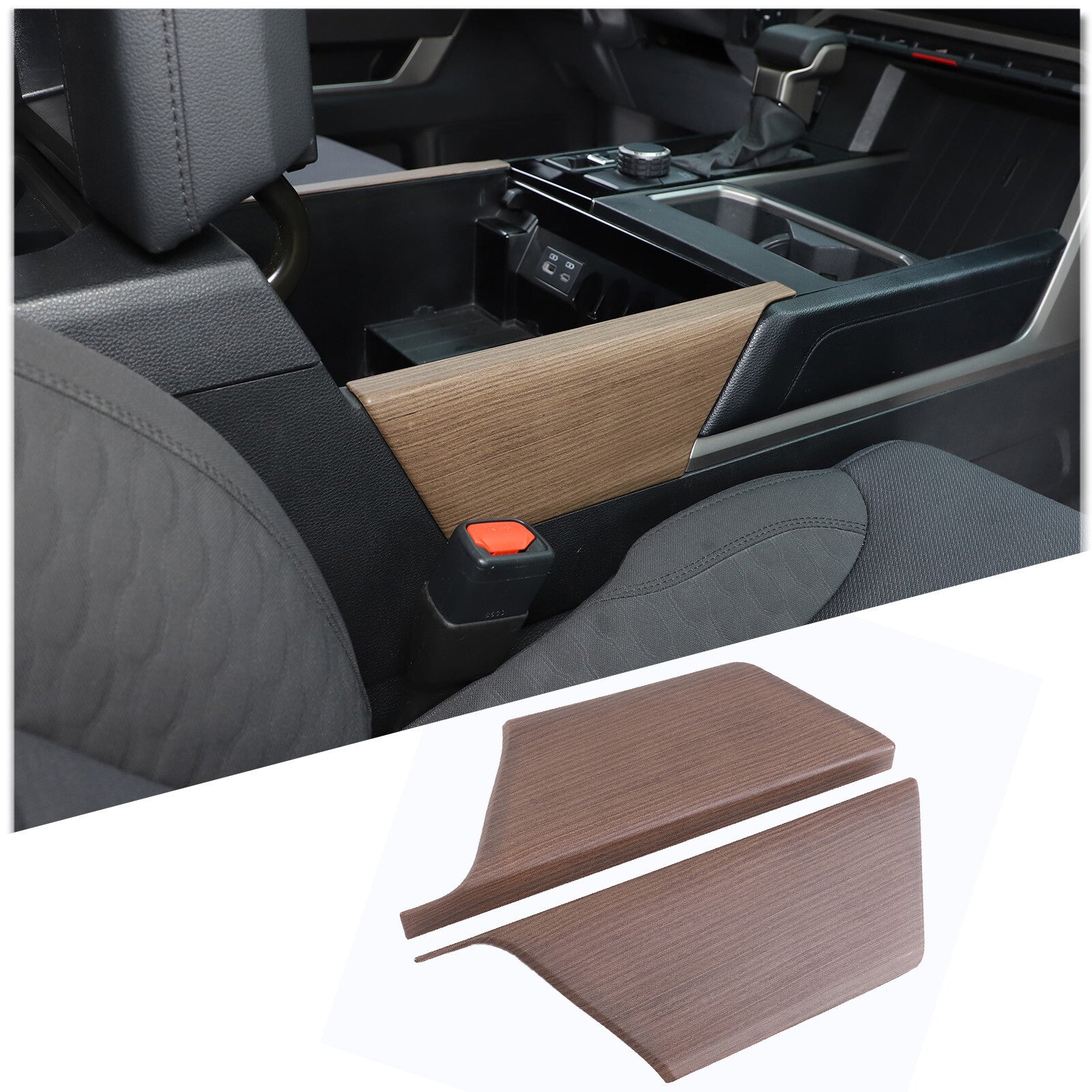 Carbon fiber ABS reading light cover trim frame for Ford Maverick 2022 - 23