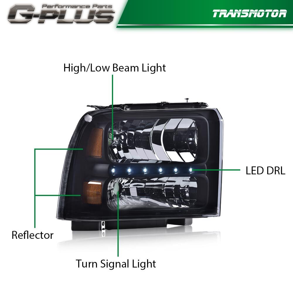 Select 05-07 F250 F350 F450 F550 Super Duty LED DRL Skylight