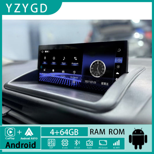 12.3 for Lexus CT200 2012-2020 Stereo Android Auto CarPlay Car Radio GPS Screen