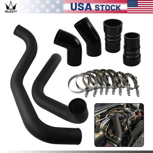 3 Intercooler Pipe Boot Kit For 02-04 GM for GMC 6.6L LB7 Duramax Diesel Black