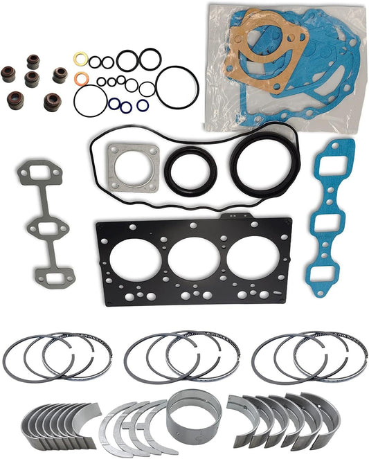 3TNE84 ENGINE FULL SET RE-RING KIT for Yanmar Excavator Engine