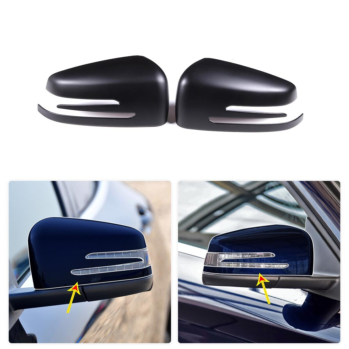 2-Pack ABS Black Front Door Storage Box Trays for Honda Pilot 2015-2022 USA