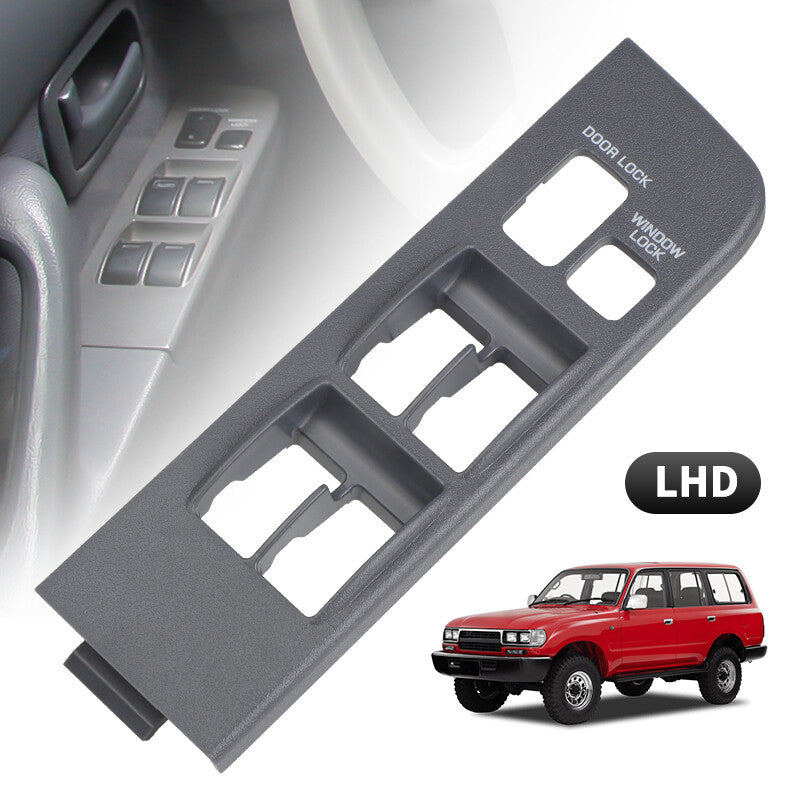 Driver Left Master Window Switch Trim Bezel for 1991-97 for TOYOTA for LAND CRUISER FJ80
