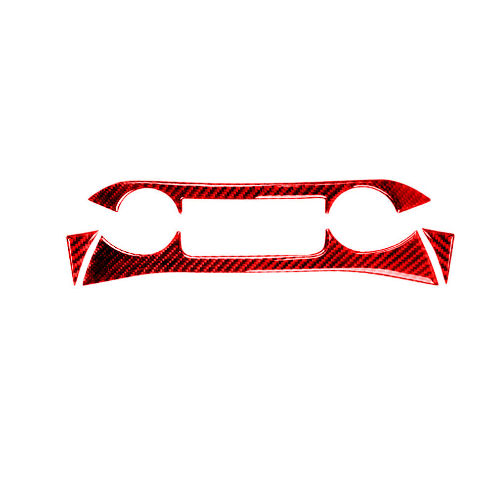 Red Carbon Fiber Digital Climate Control Trim for Honda CRV CR-V 2012-2016 TypeB