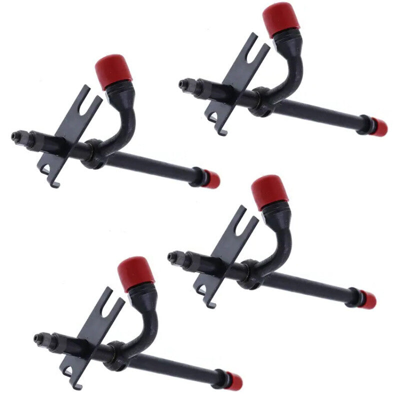 4X Fuel Injectors 20673 A140828 For Case 450 450B 455B 1845 480C 580C 584C 585C