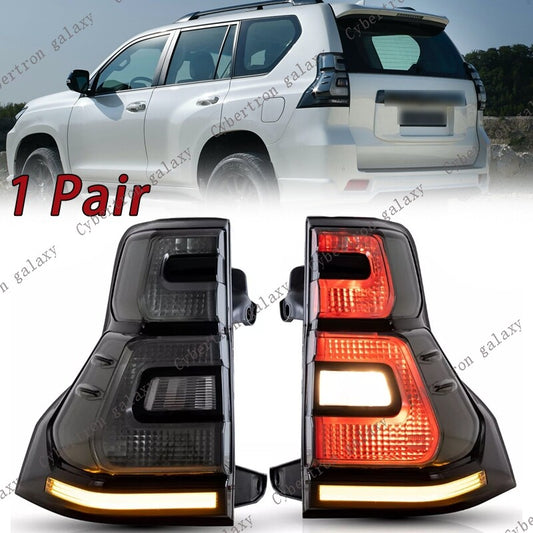 2X Smoked LED Tail Lights for Toyota for Land Cruiser Prado FJ150 LC150 2018-2020