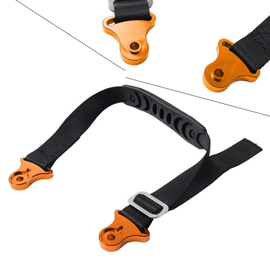 Motorcycle Adjustable Fork Rear for Seat Rescue Strap Sling Pull Belt Universal