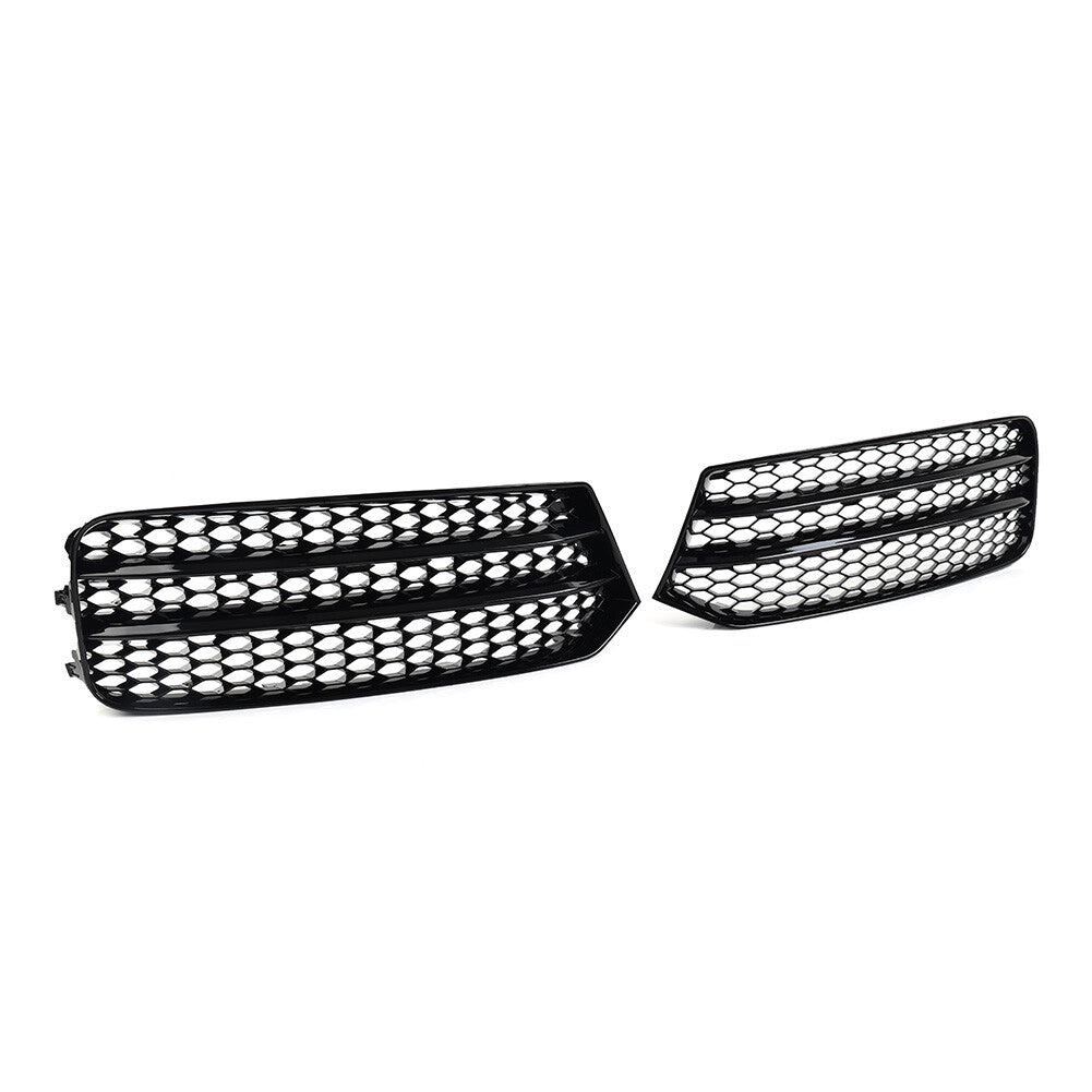 Open Mesh Honeycomb Front Bumper Lower Air Guide Grille Cover for Audi A1 14-18