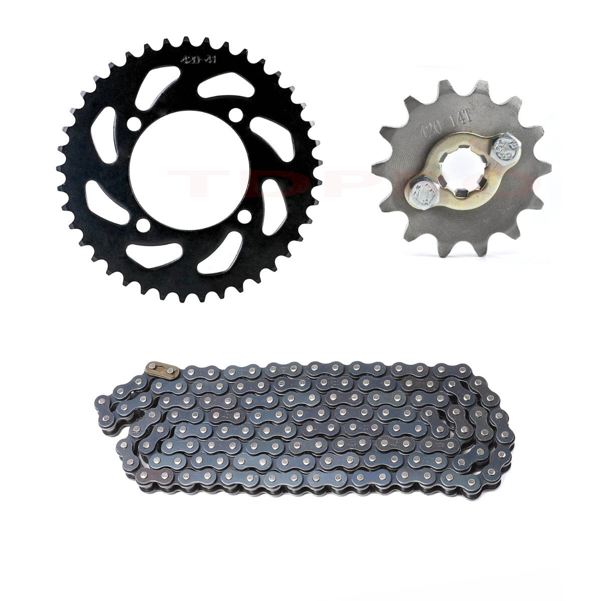 420 Chain + Front Rear Sprocket for ATV Pit Dirt Bike 110cc 125cc 150cc Atomik