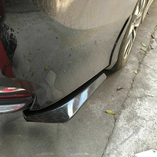 for Honda for Civic 2016-2020 JDM Carbon Fiber Rear Bumper Diffuser Splitter Canard