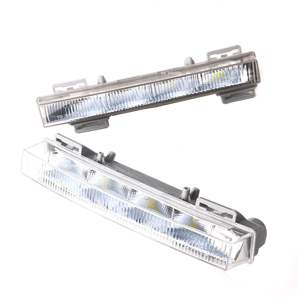 Pair LR LED Daytime Running Lamp Fog Light for Mercedes 12-15 ML-Class GL er