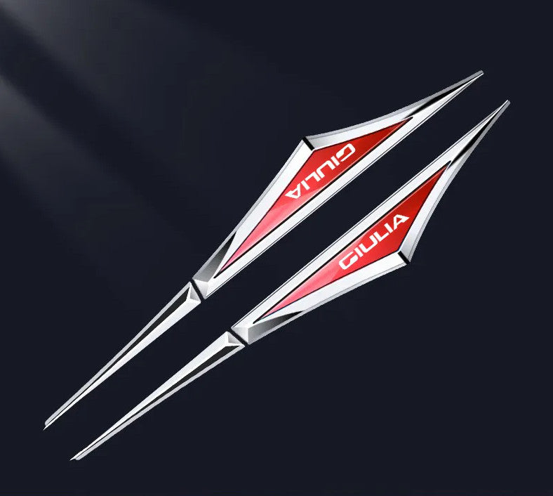 Car door and window protection stickers, badges, strips, Mugan red, suitable for Honda for Acura 4-piece sets.